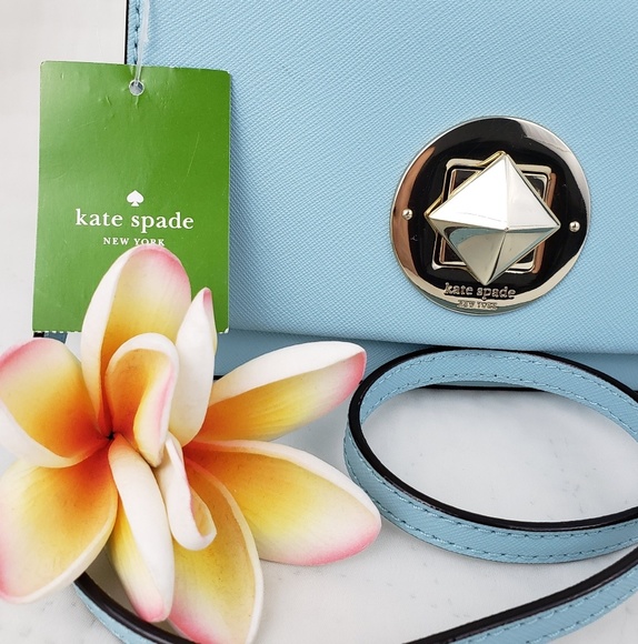 kate spade Bag Crossbody Light Blue Gold Hardware - Picture 7 of 8